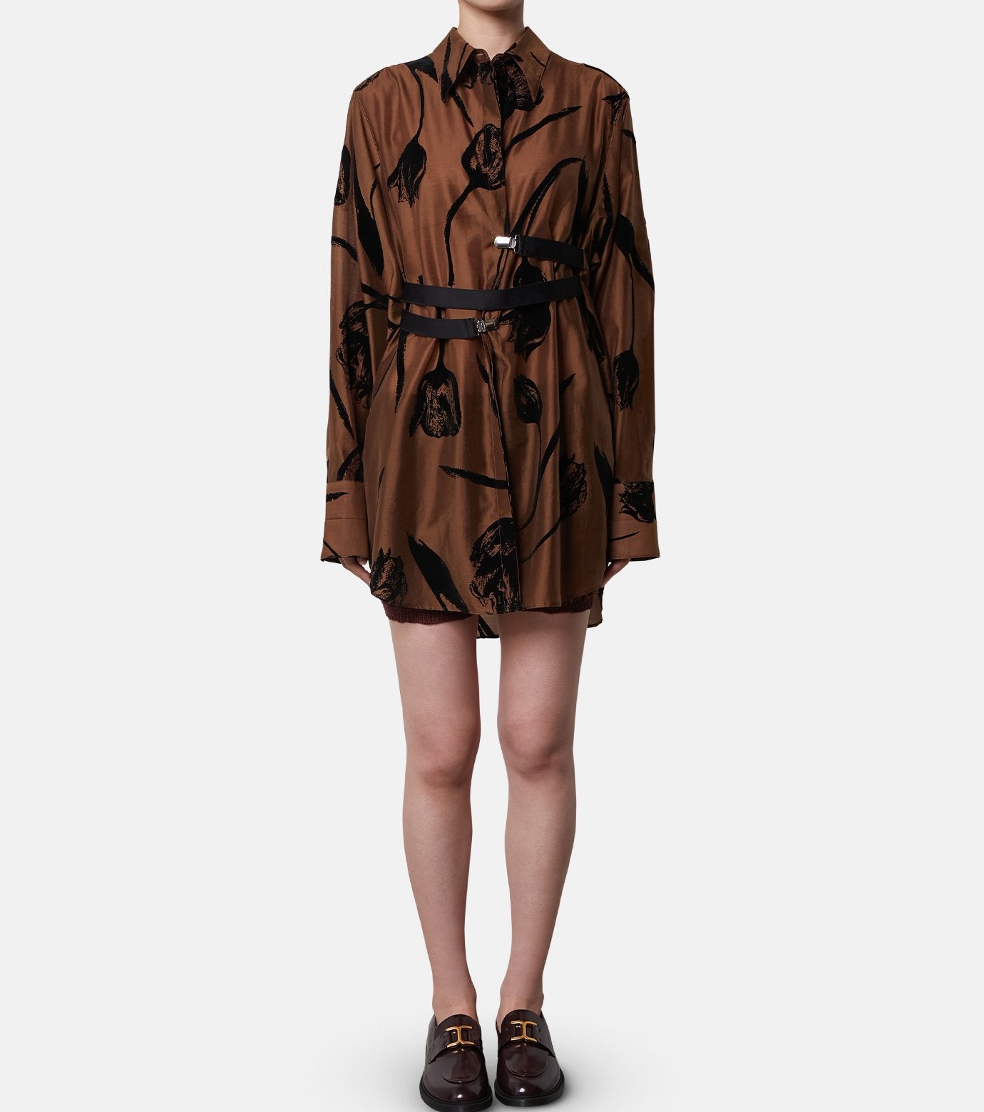 Flocky Print Shirt