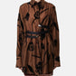 Flocky Print Shirt