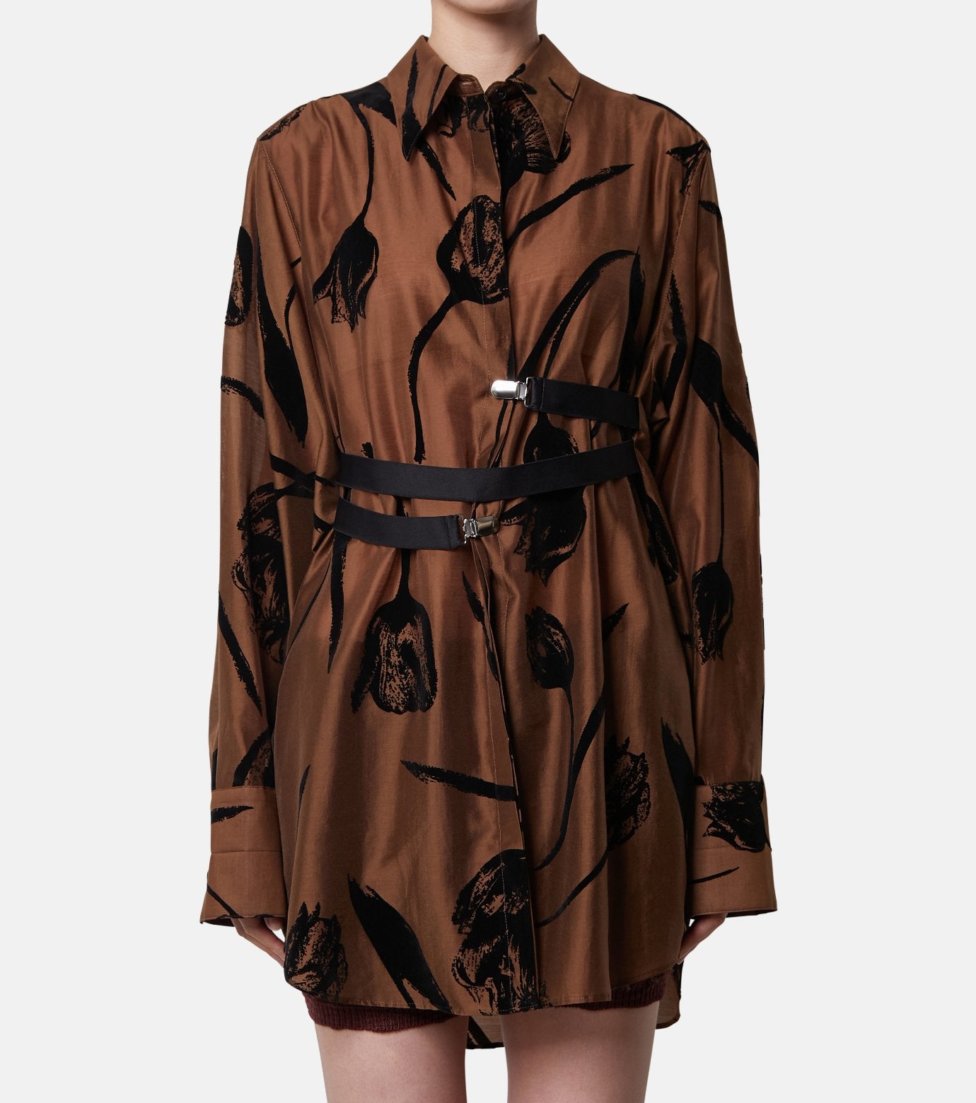 Flocky Print Shirt