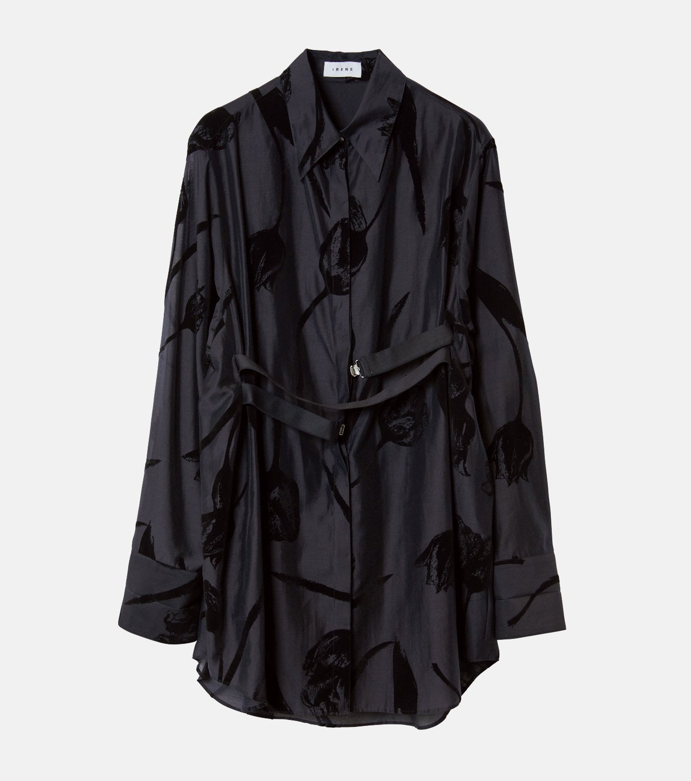 Flocky Print Shirt