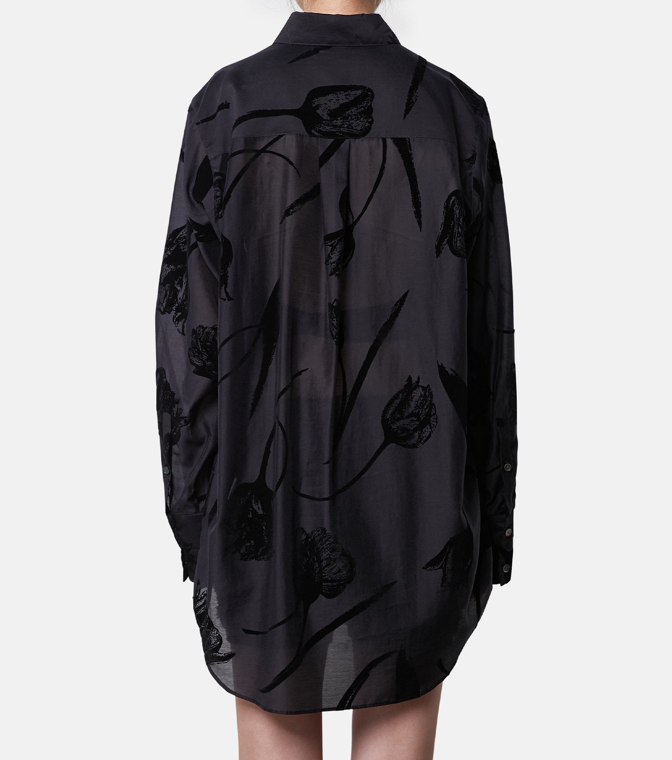 Flocky Print Shirt