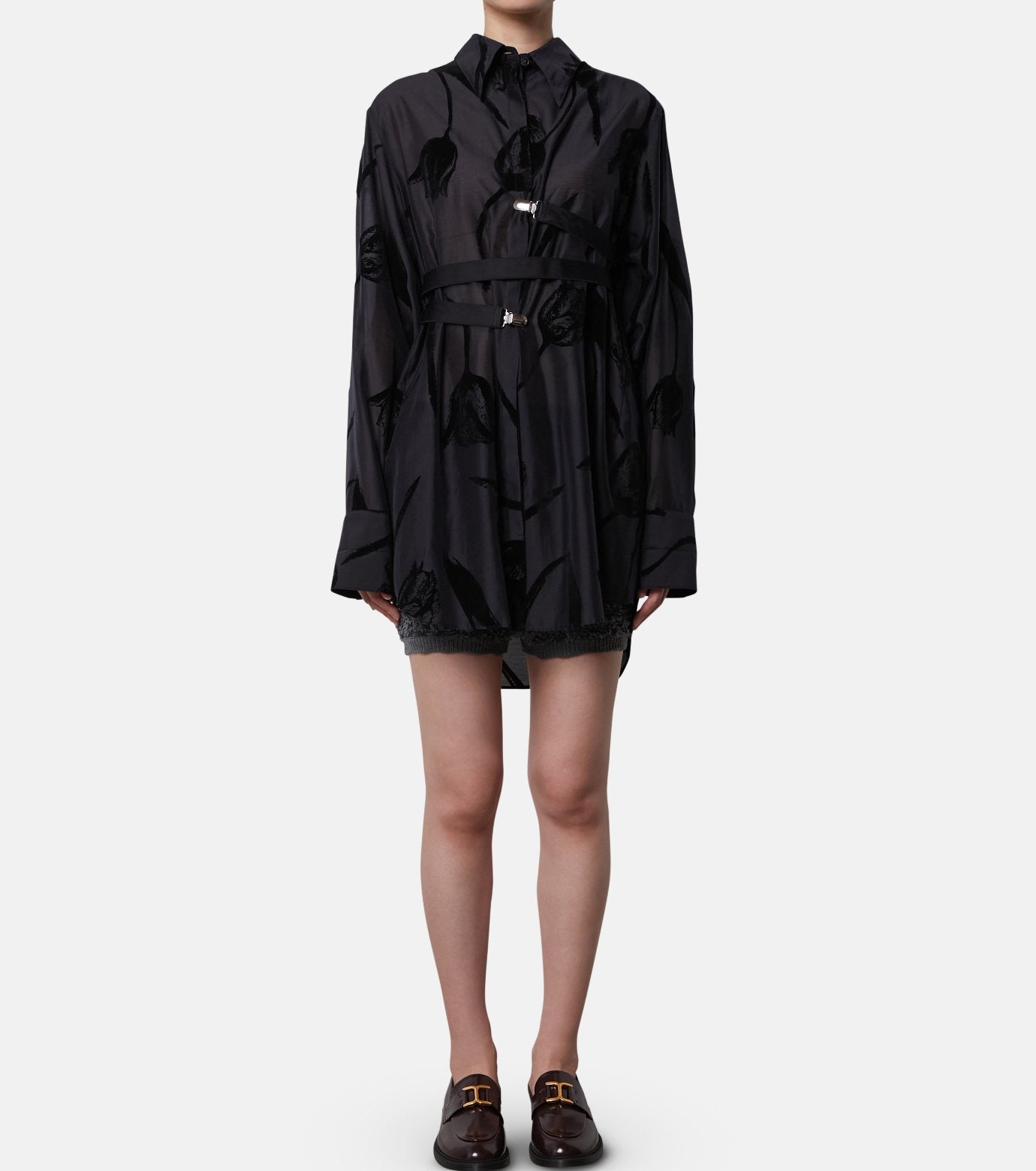 Flocky Print Shirt