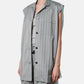 Back Taffeta  Sleeveless Shirt