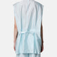 Back Taffeta  Sleeveless Shirt