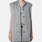 Back Taffeta  Sleeveless Shirt
