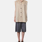 Back Taffeta  Sleeveless Shirt