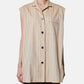 Back Taffeta  Sleeveless Shirt