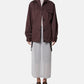 Cotton Satin Blouson Jacket