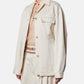 Cotton Satin Blouson Jacket