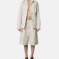 Cotton Satin Blouson Jacket