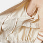 Cotton Satin Blouson Jacket
