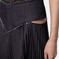 Pinkingcut Pleated Skirt
