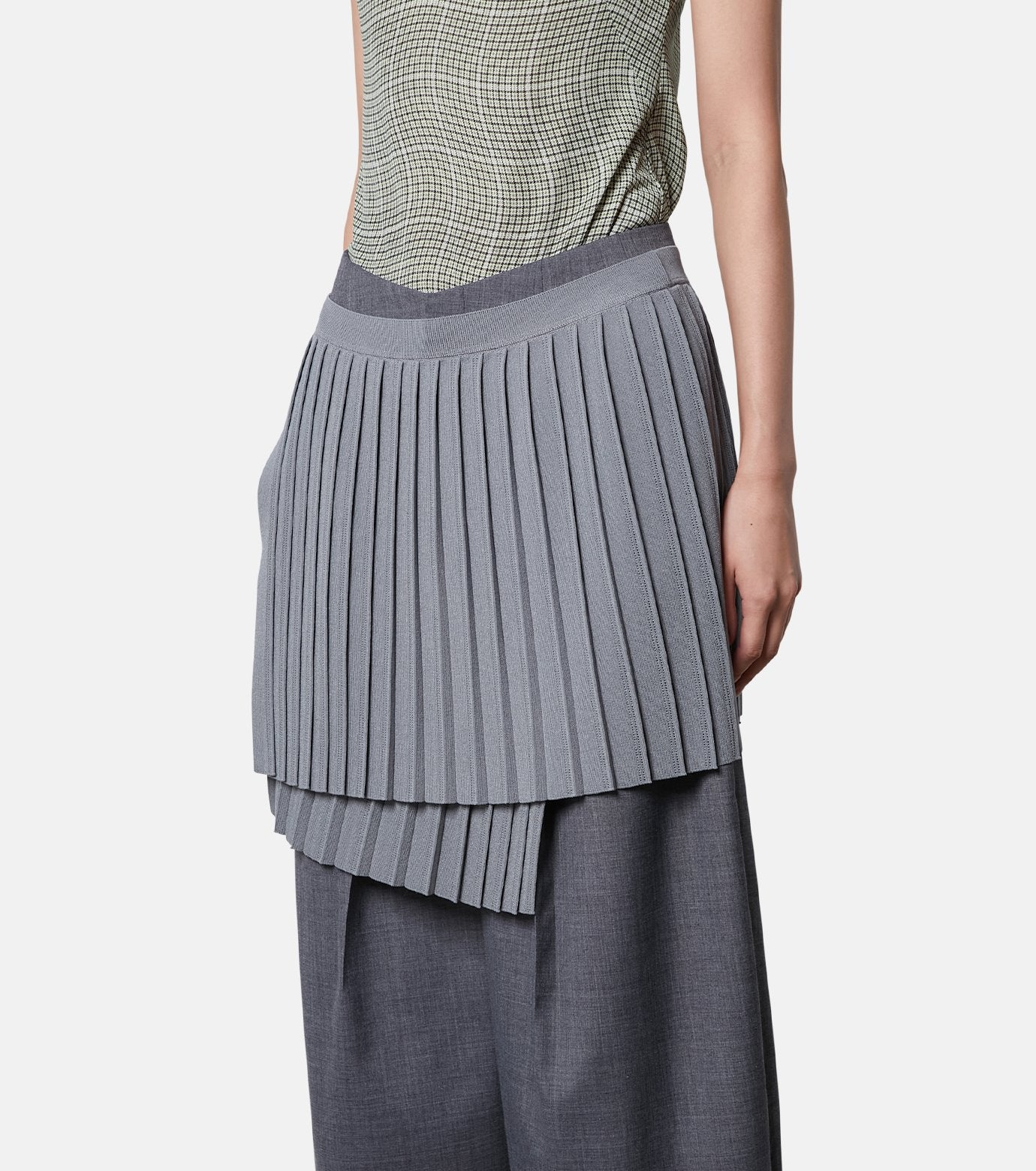 Knit Pleats Skirt