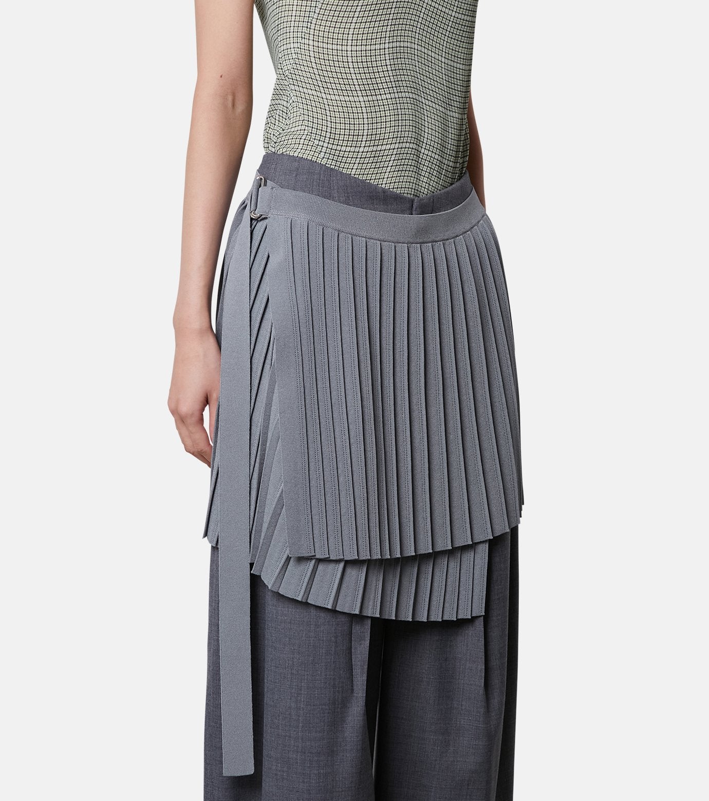 Knit Pleats Skirt