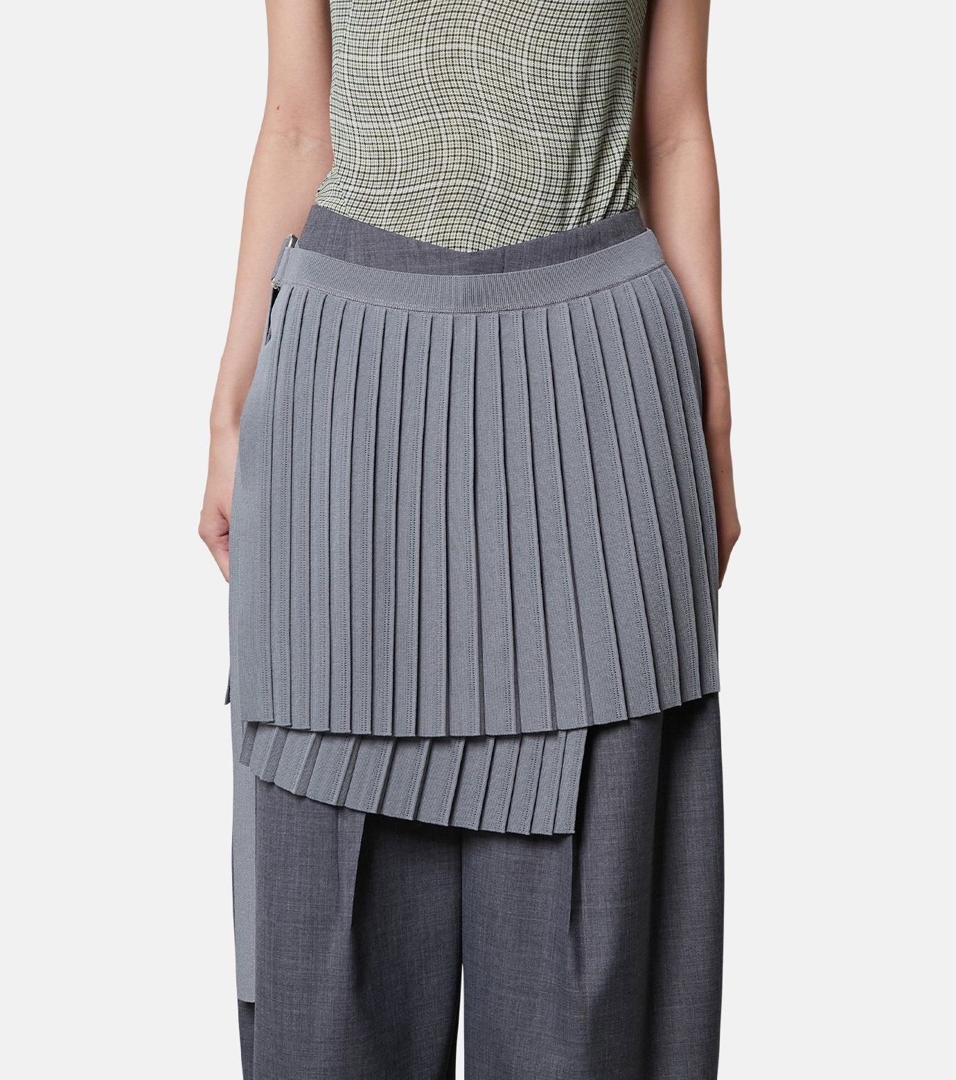 Knit Pleats Skirt