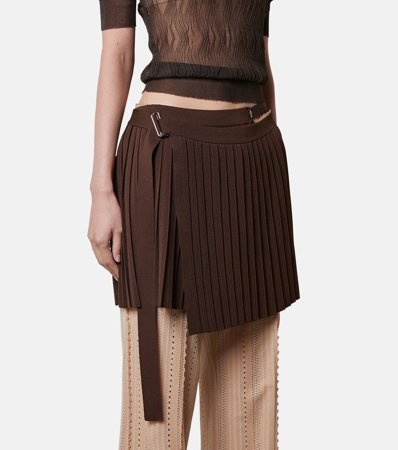 Knit Pleats Skirt