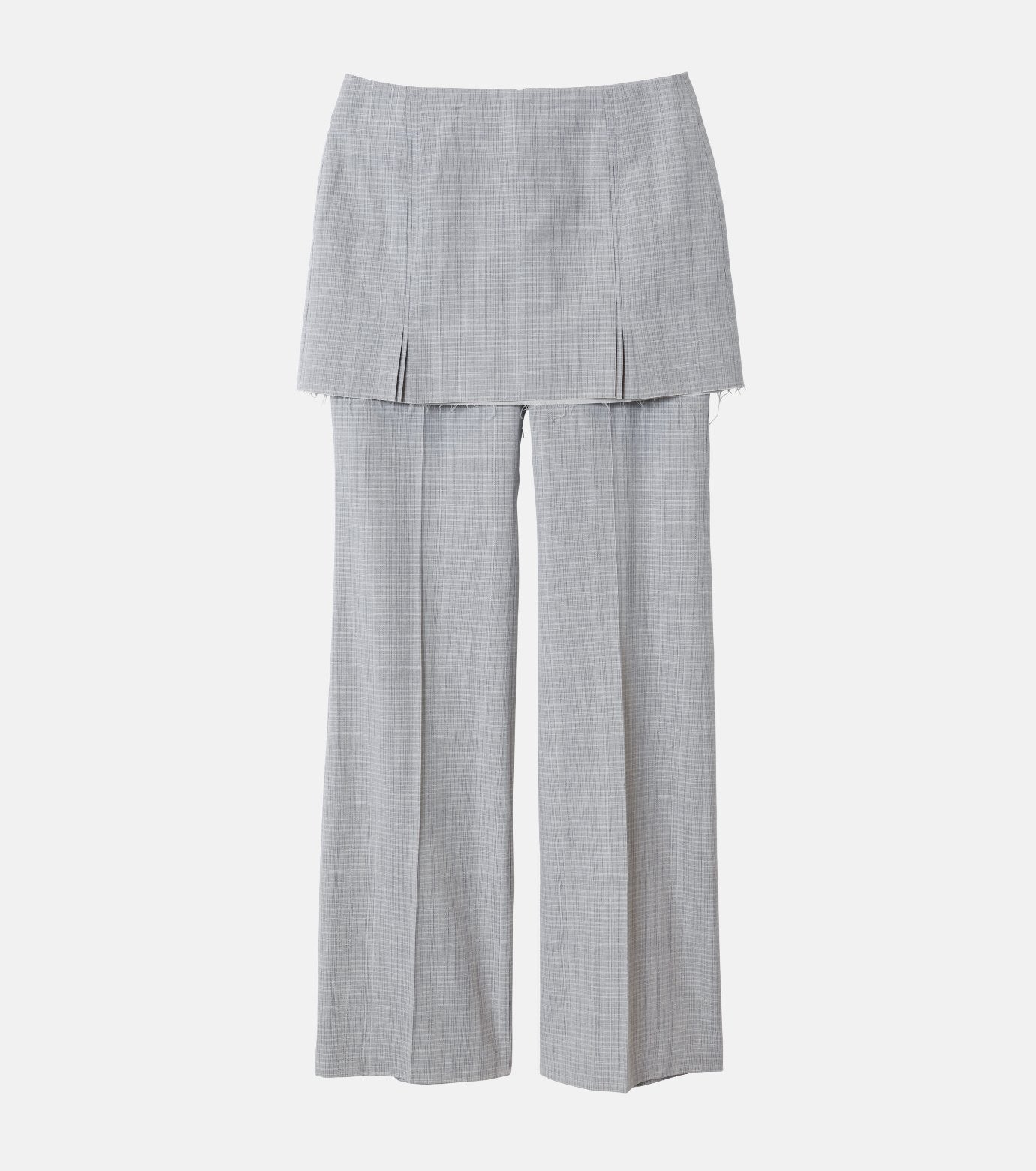 Check Layerd Trousers