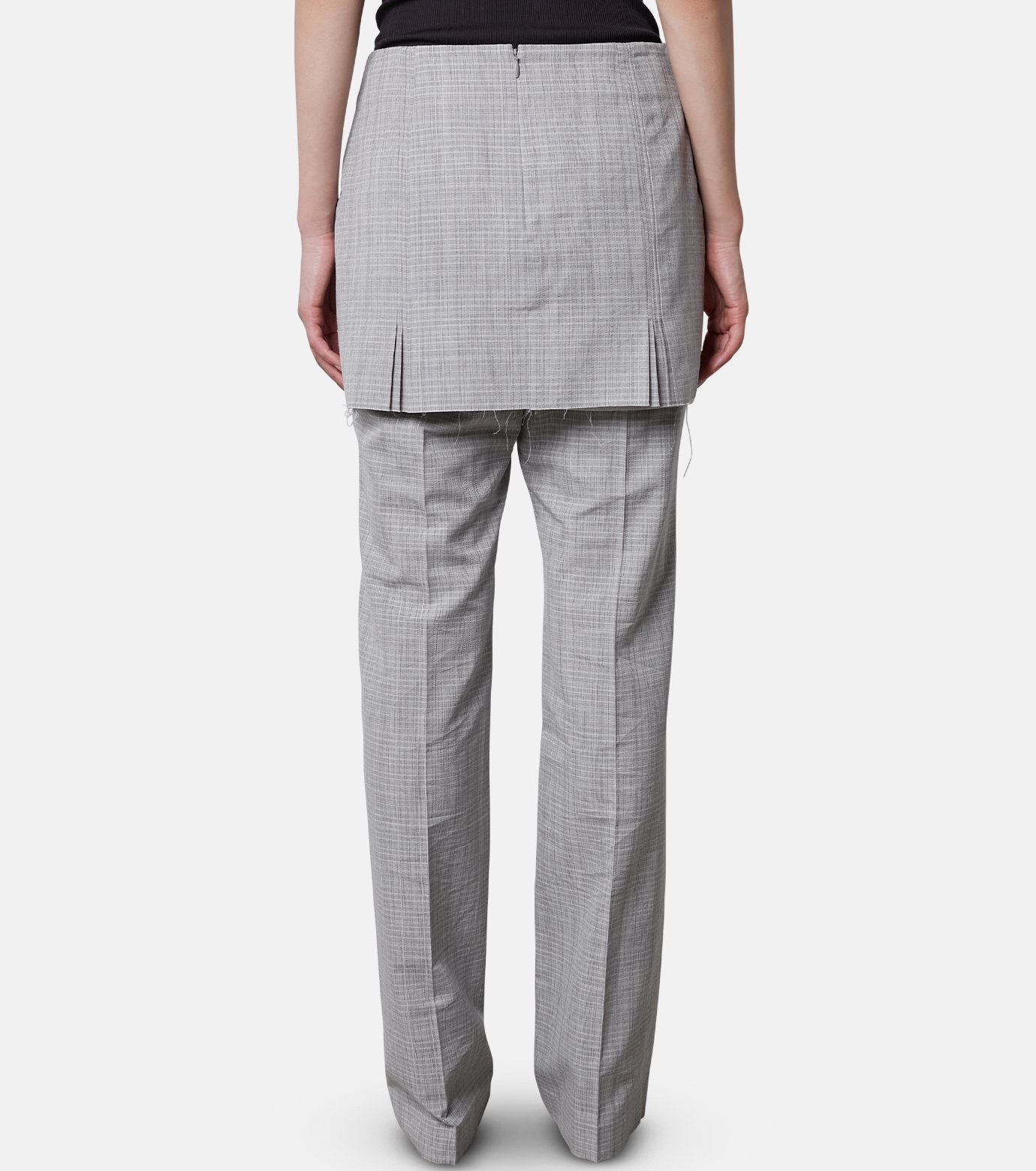 Check Layerd Trousers