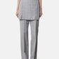 Check Layerd Trousers