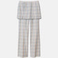 Check Layerd Trousers