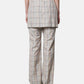 Check Layerd Trousers