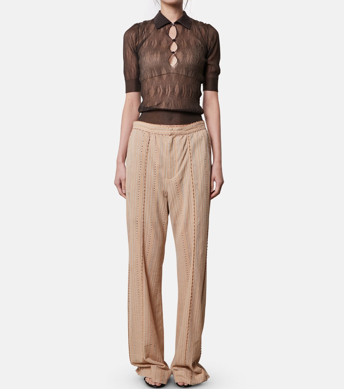 Russell  Stripe Relax Pants