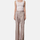 Knot Stitch Line Trousers