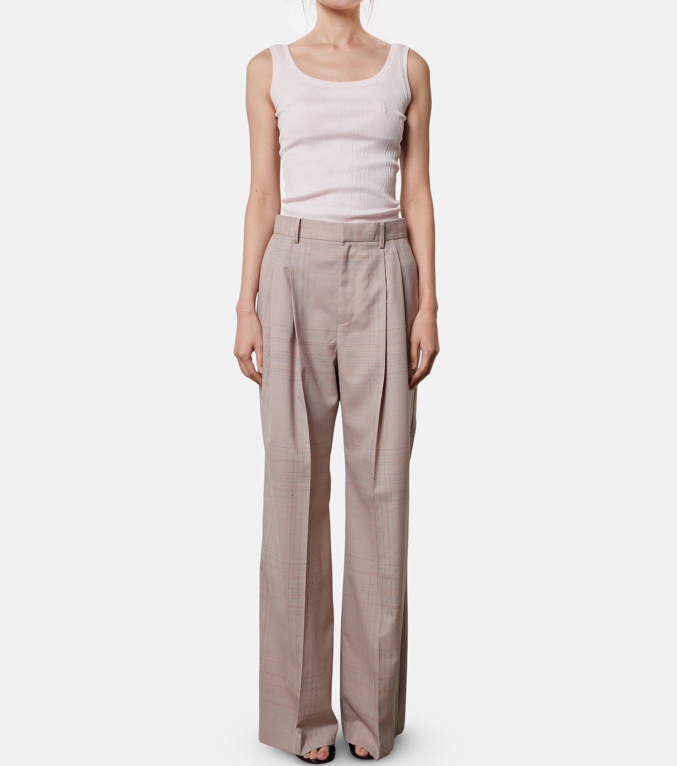 Knot Stitch Line Trousers