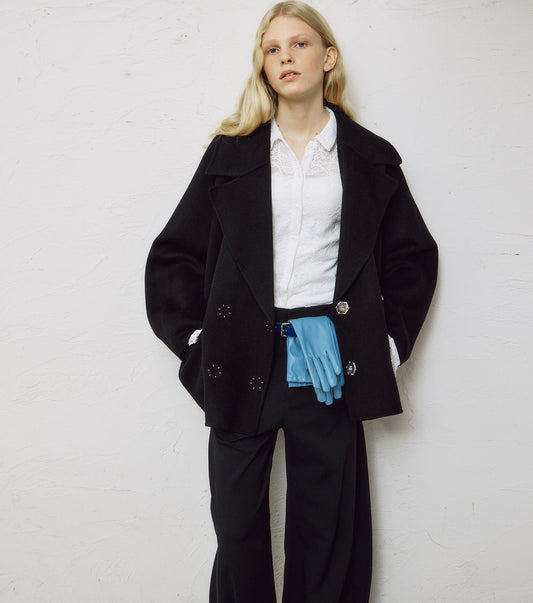Faux Leather Gloves