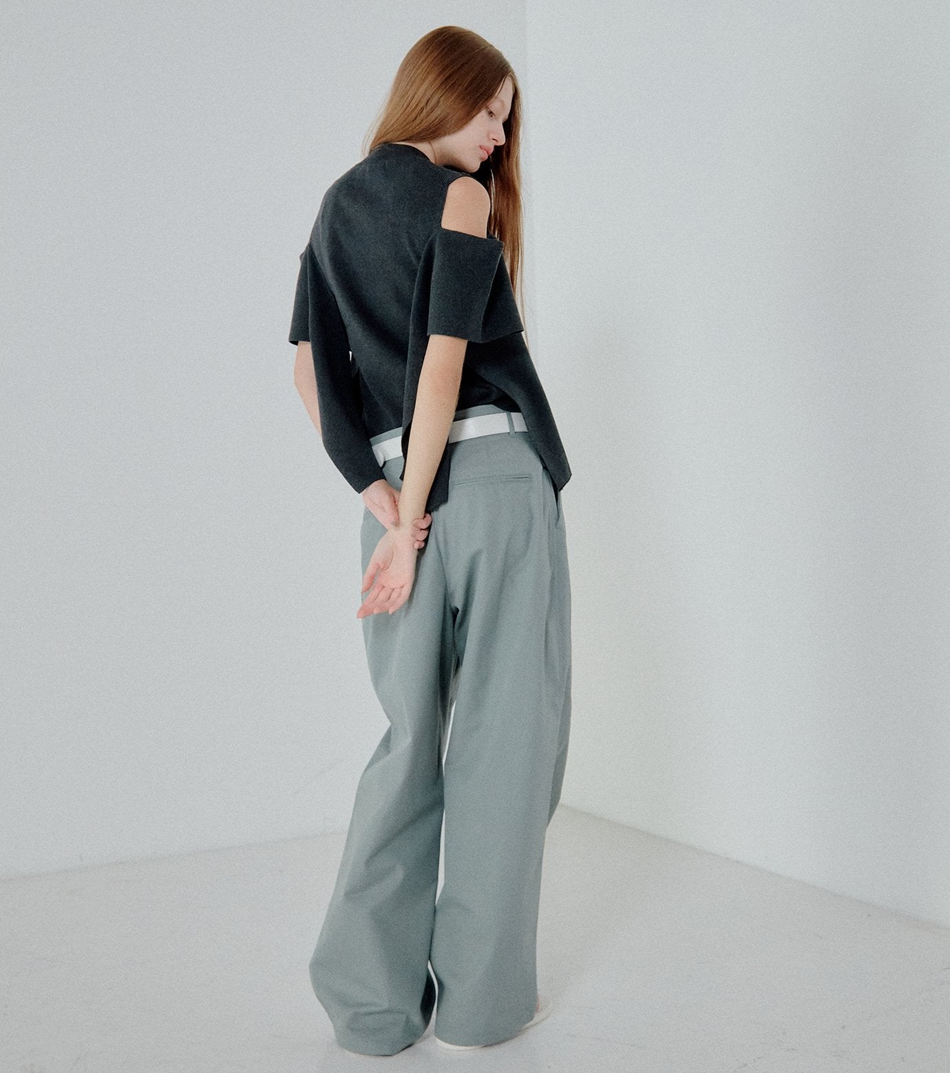 Cold Shoulder Knit Top