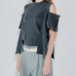Cold Shoulder Knit Top