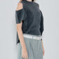 Cold Shoulder Knit Top