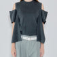 Cold Shoulder Knit Top