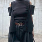 Cold Shoulder Knit Top