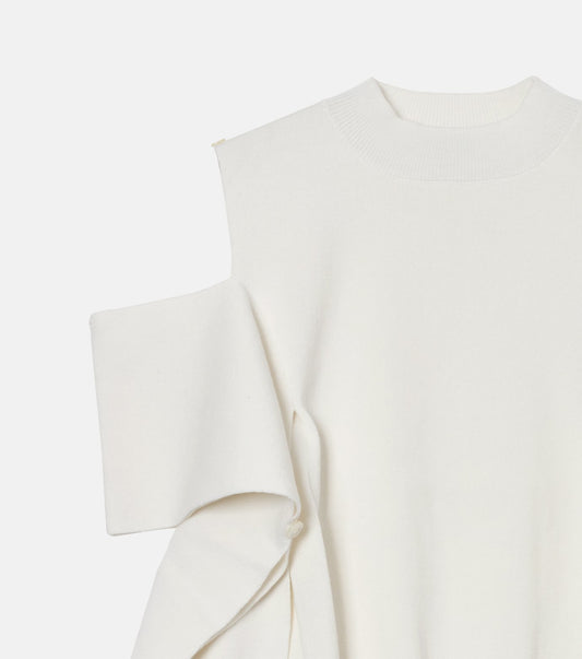 Cold Shoulder Knit Top