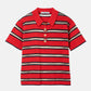Sheer Striped Polo Knit