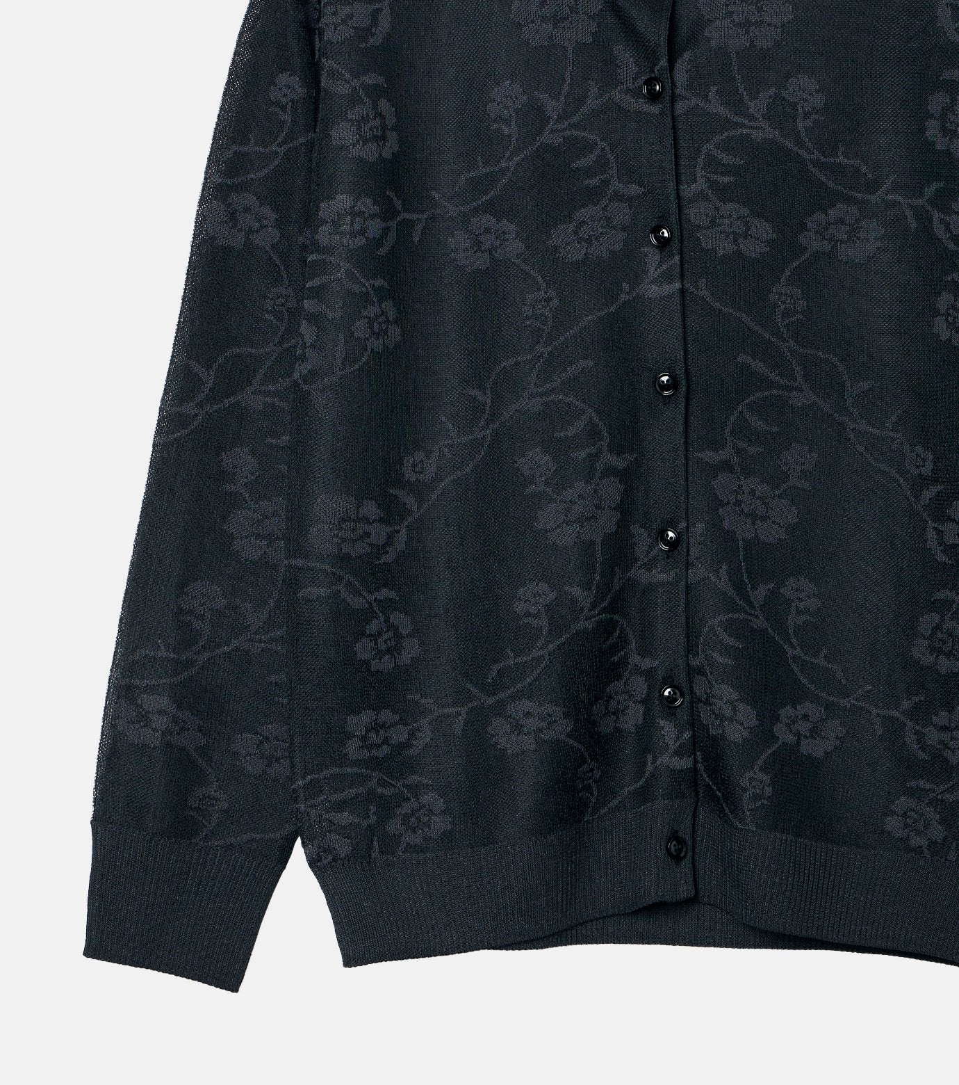 Floral Jacquard Cardigan