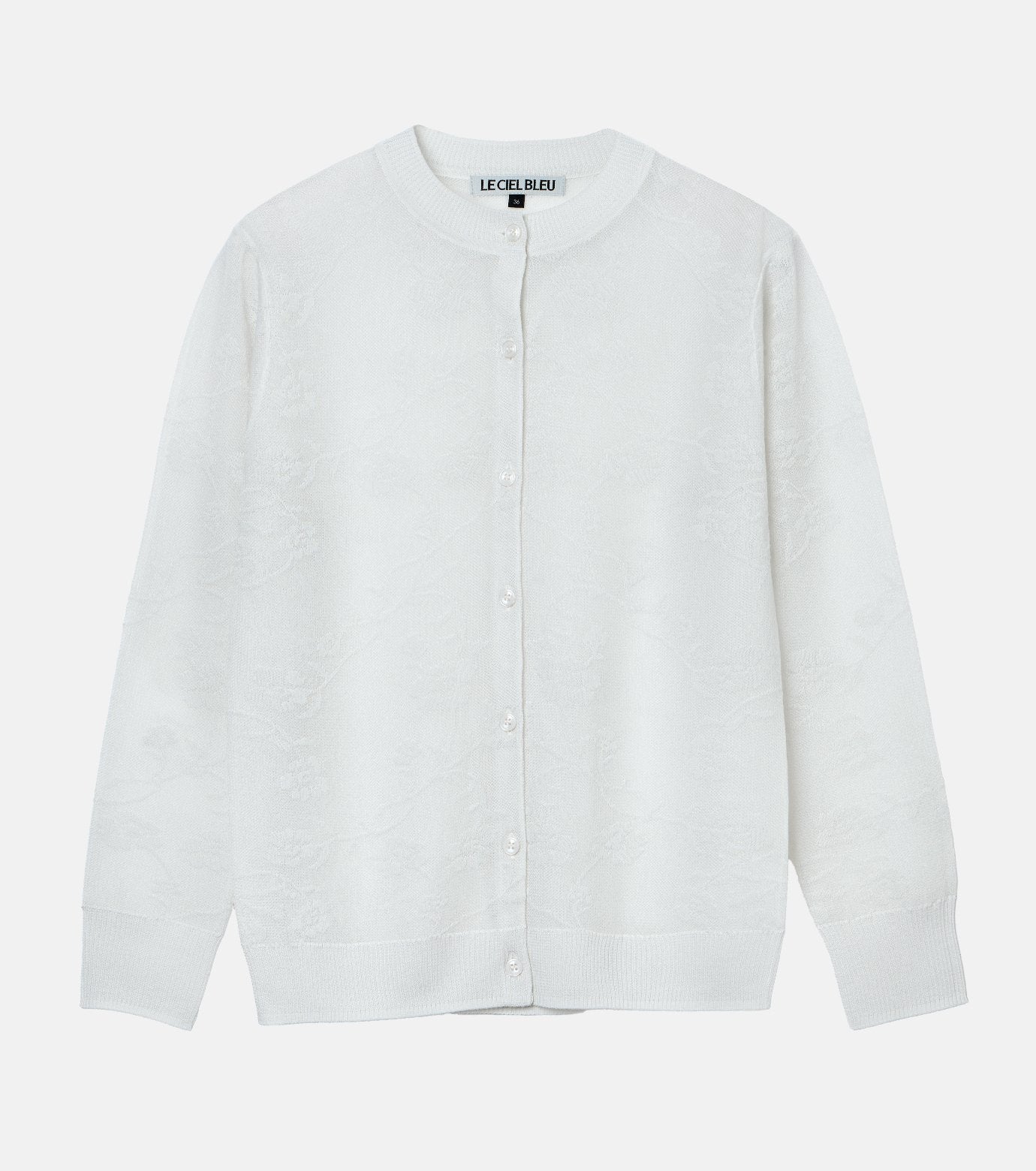 Floral Jacquard Cardigan