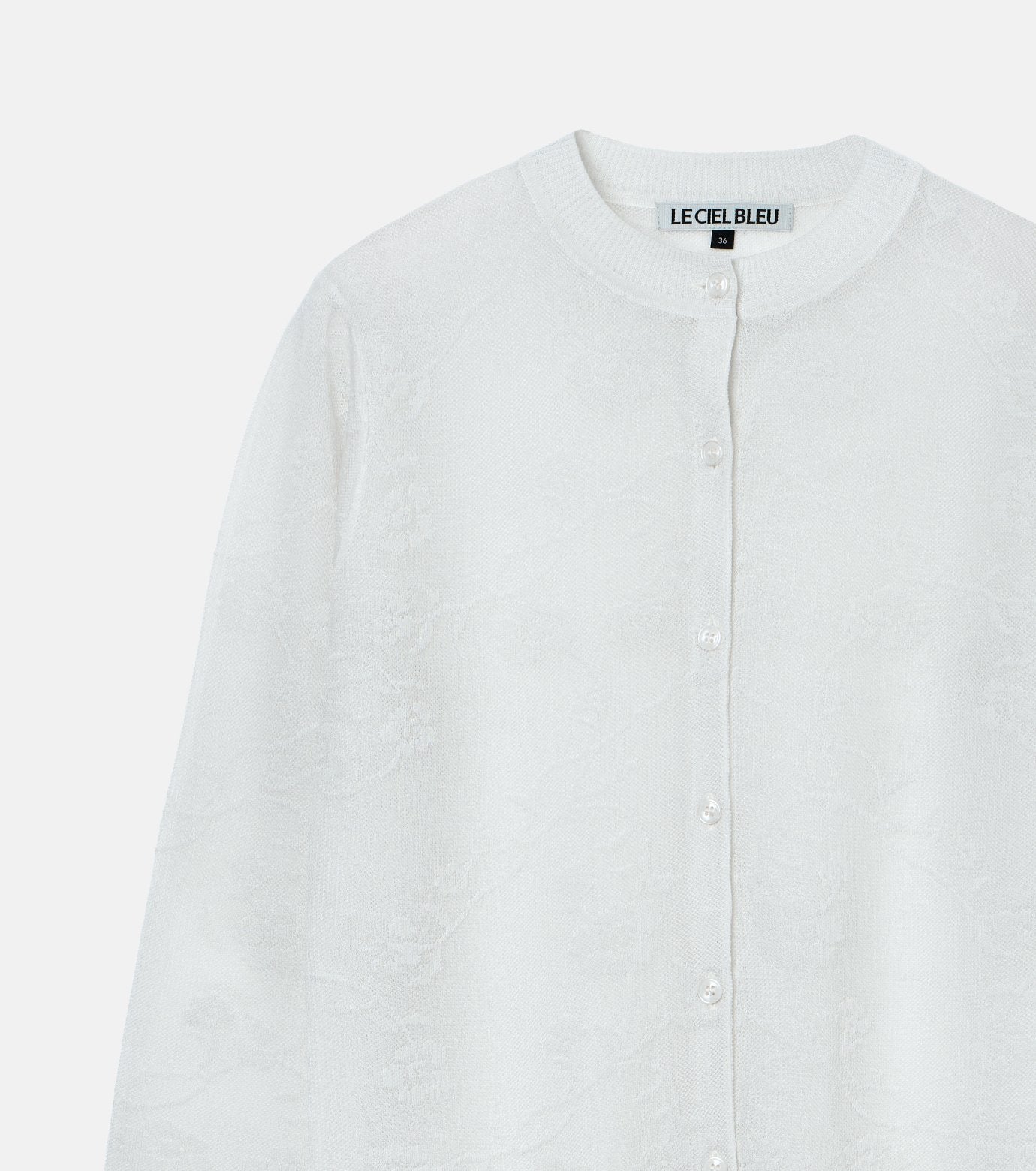 Floral Jacquard Cardigan
