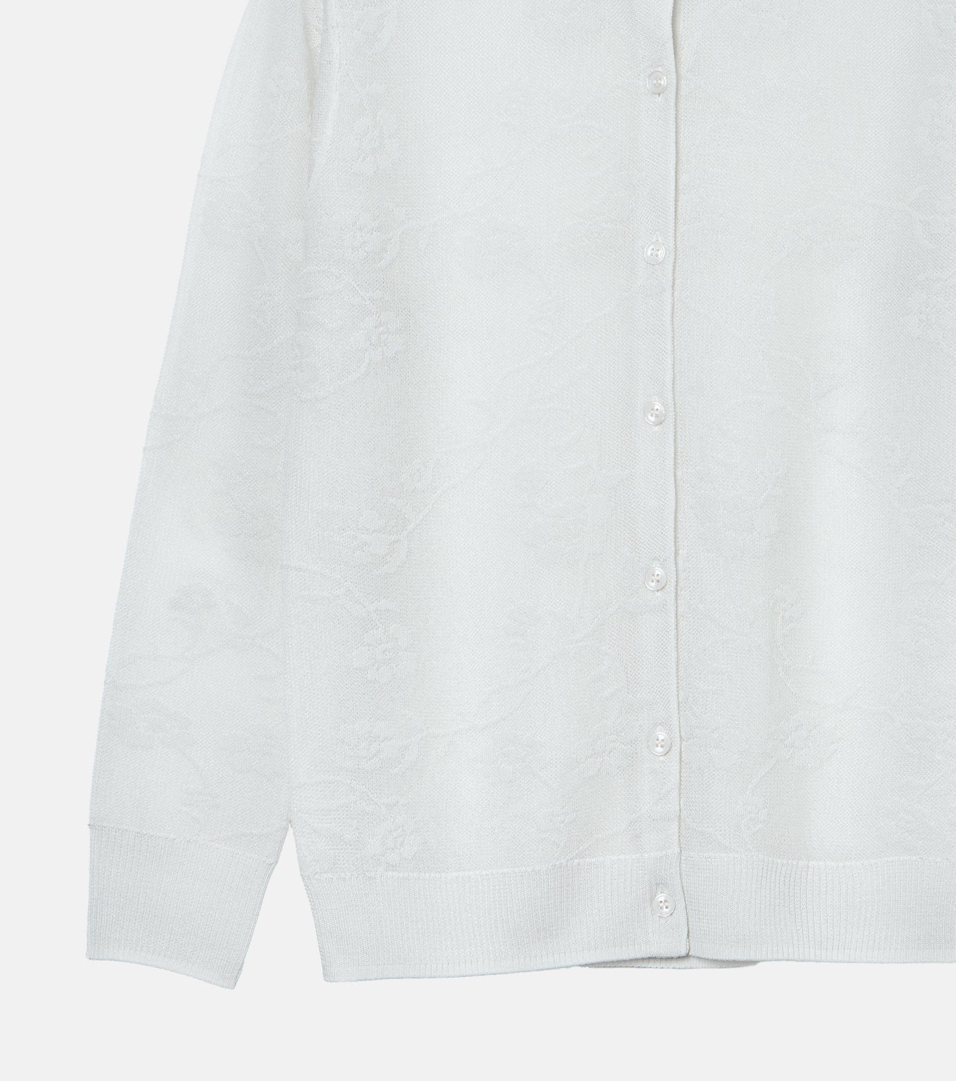 Floral Jacquard Cardigan