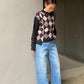 Argyle Knit Pullover