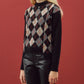 Argyle Knit Pullover
