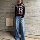 Argyle Knit Pullover