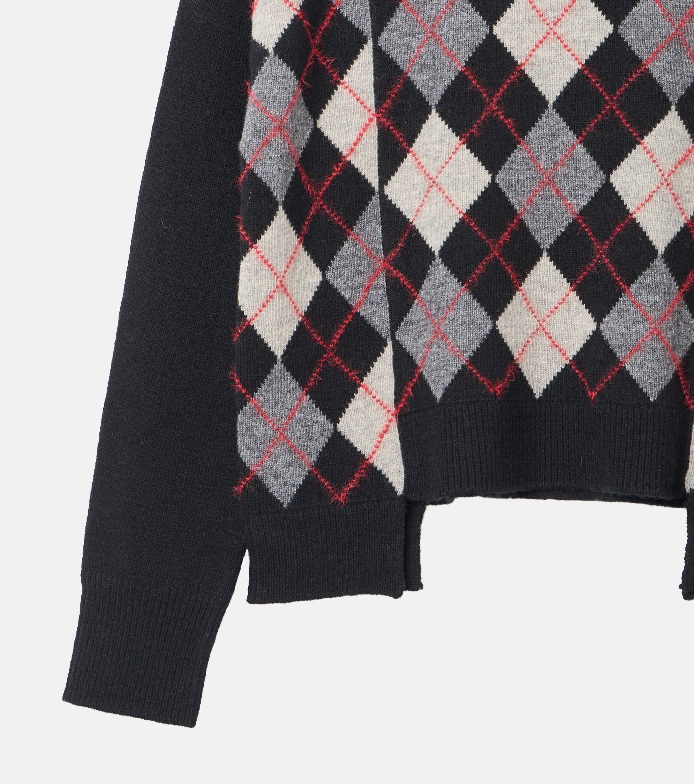 Argyle Knit Pullover