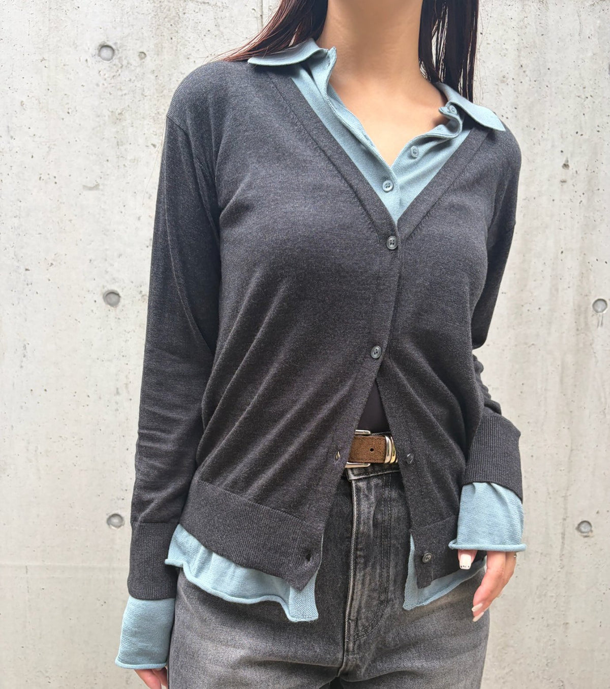 Trompe-l'oeil Cardigan