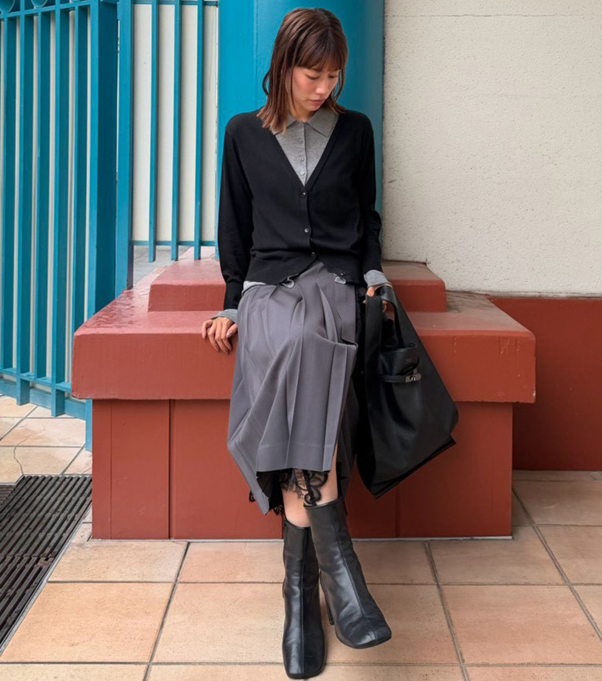 Trompe-l'oeil Cardigan