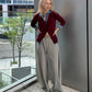Trompe-l'oeil Cardigan