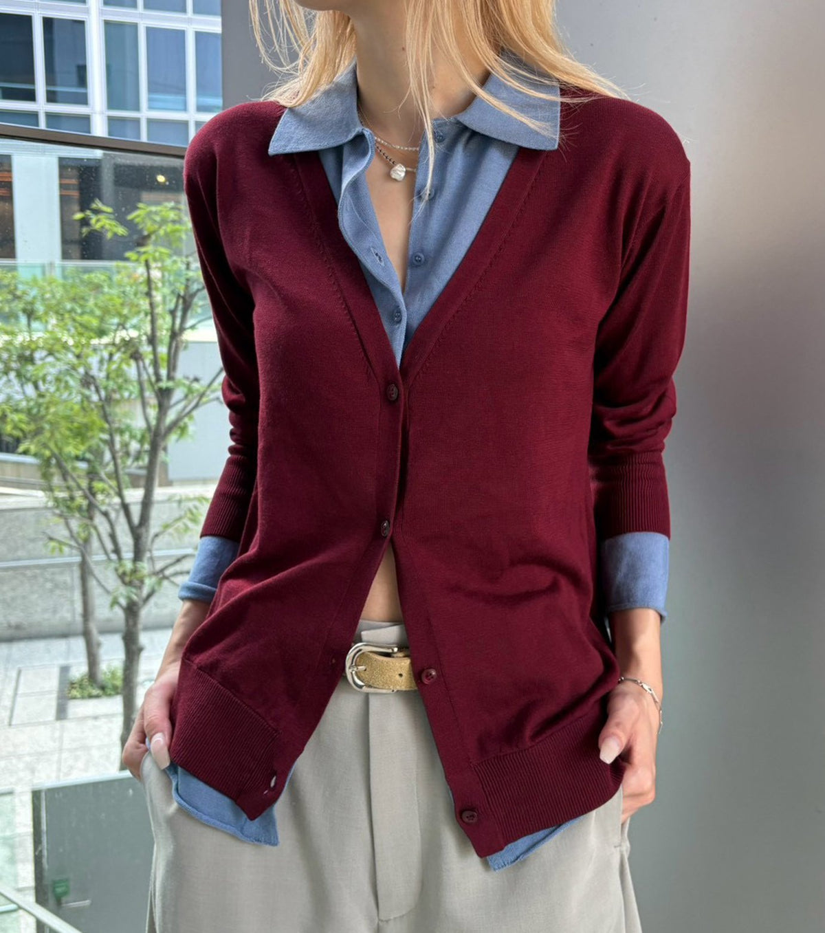 Trompe-l'oeil Cardigan