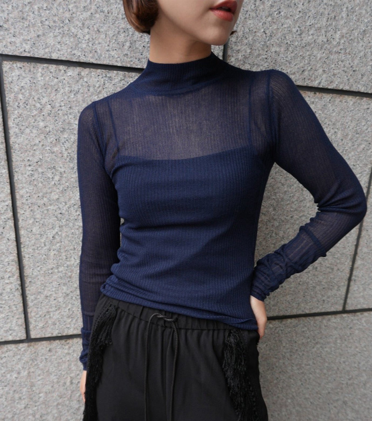 Ribbed Turtleneck