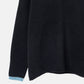 Contrast Collar V-Neck Pullover